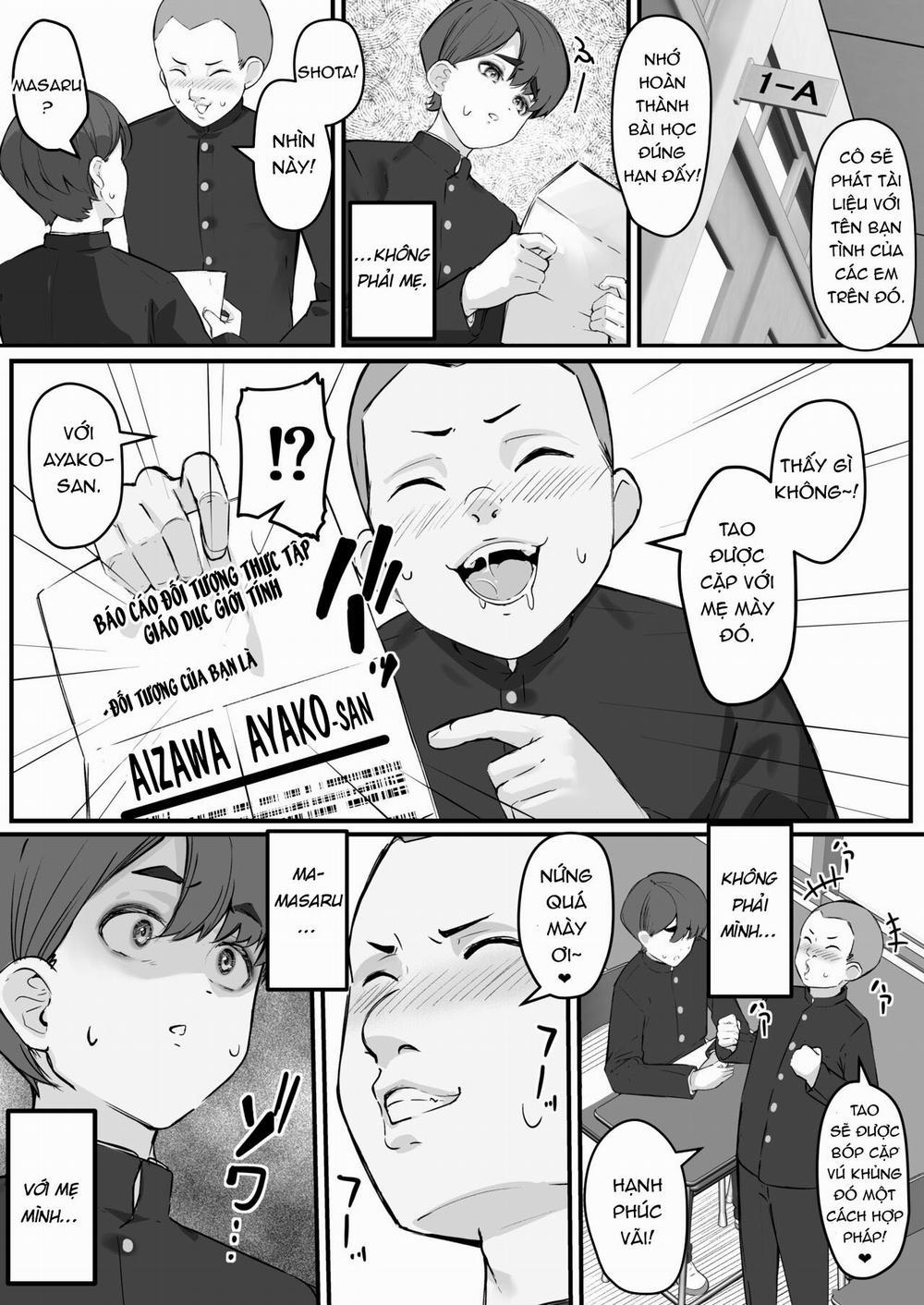 Netorare Kaa-san - Boku no Daisuki na Kaa-san wa Shinyuu ni Netorareru Oneshot trang 7