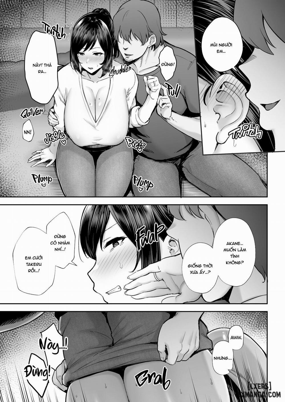 Netorareta Bakunyuu Osananajimi Tsuma Akane -Mukashikkara Shinyuu (SeFri) to Yarimakuri Deshita lol- Oneshot trang 10