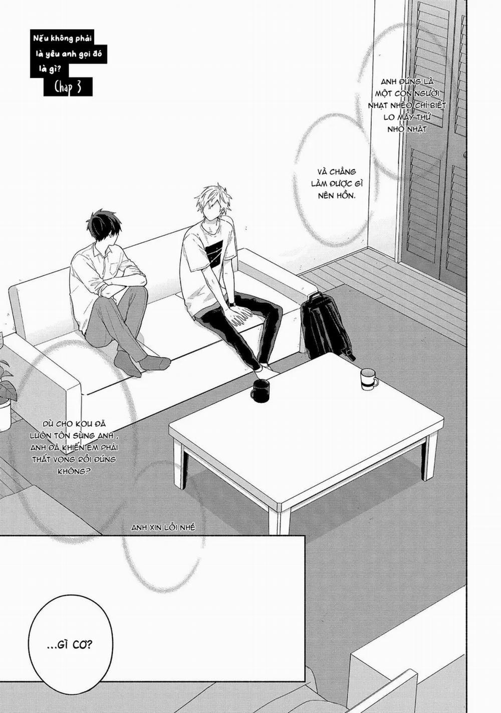 Nếu Không Phải Tình Yêu, Anh Gọi Nó Là Gì? 3 trang 1