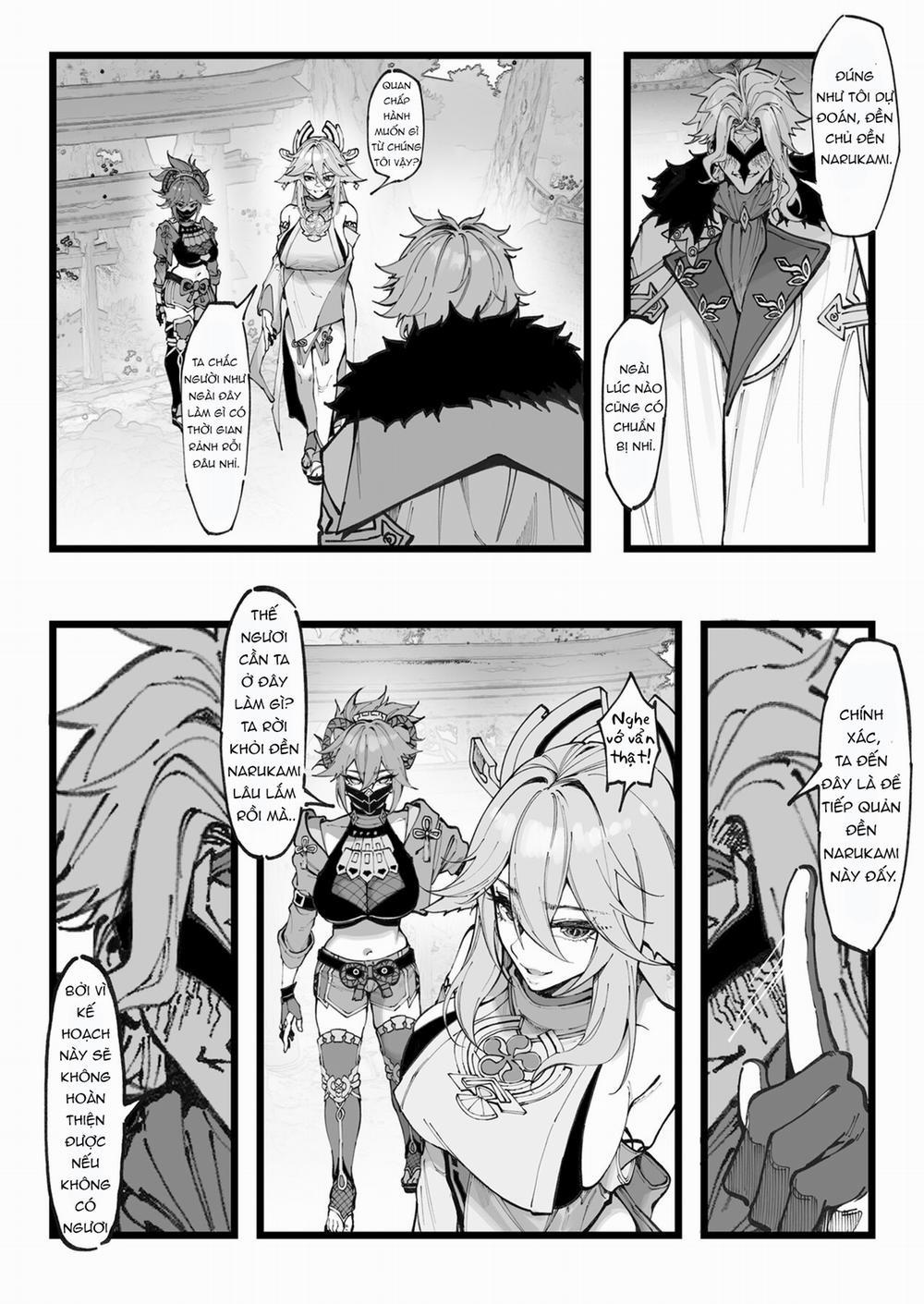 Nghiên cứu của Bác sĩ... 2.1 (Phần đầu): Úp sọt Yae Miko và Shinobu trang 3