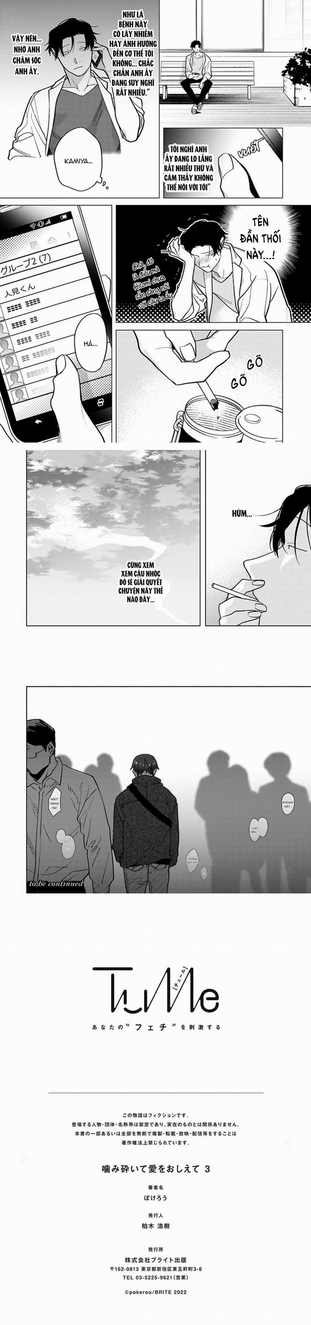 Nghiền Nát Tôi Và Dạy Tôi Về Tình Yêu 3 trang 9