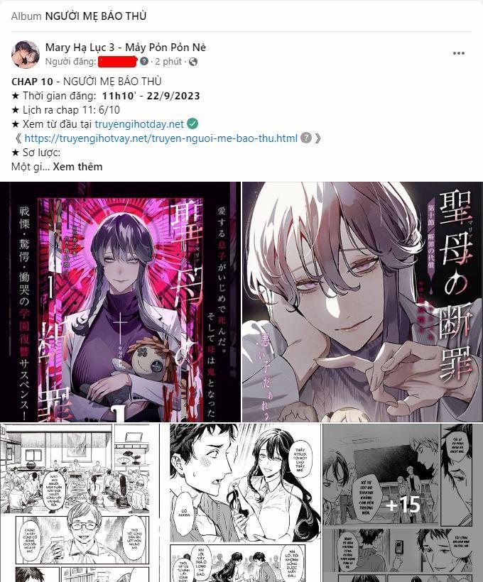 Người Mẹ Báo Thù 10 trang 0