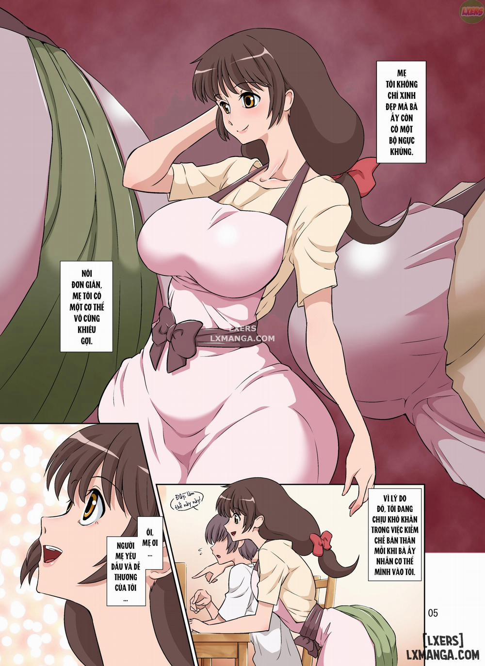 Người Mẹ Bị Đụ Bởi Con Trai Tinh Nghịch Oneshot trang 7