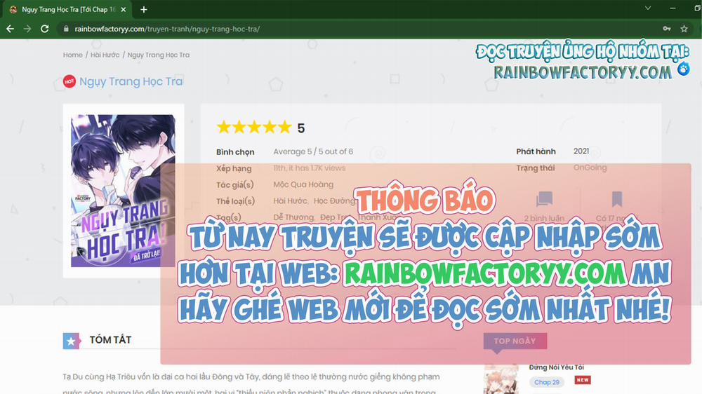 Ngụy Trang Học Tra 18 trang 16