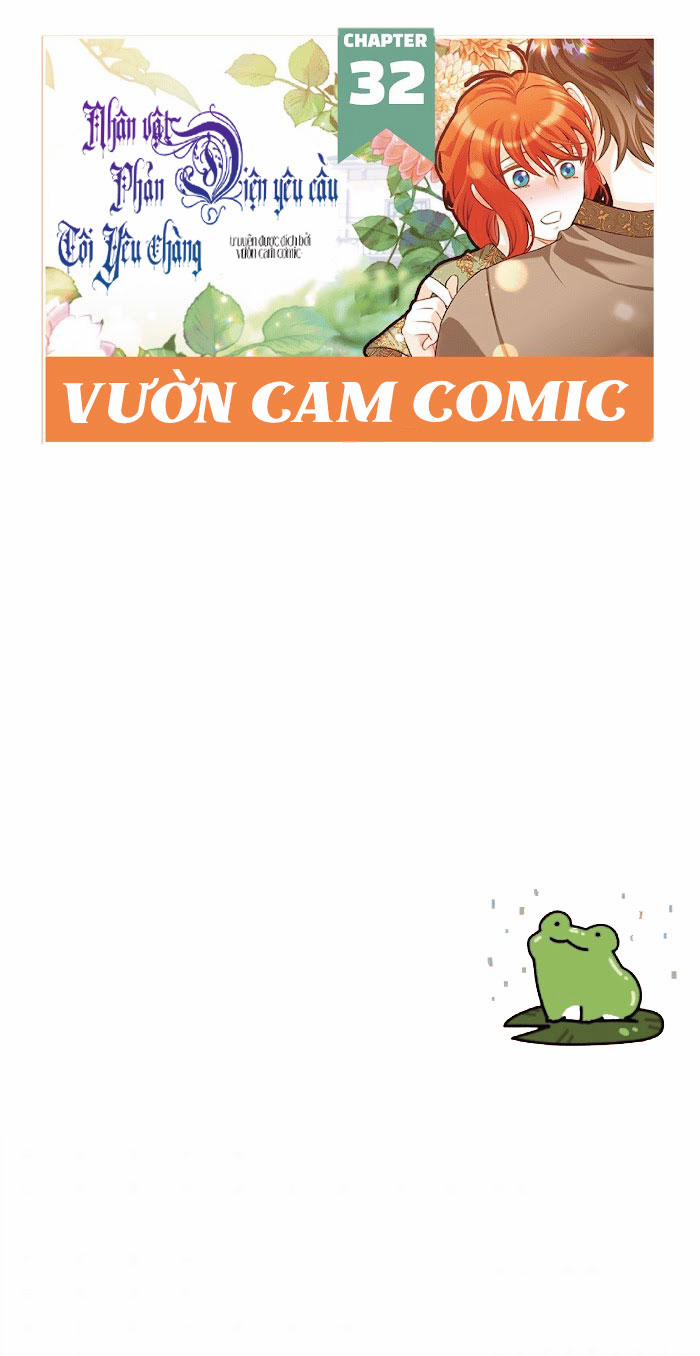 Nhân Vật Phản DIện Yêu Cầu Tôi Yêu Chàng 32 trang 1