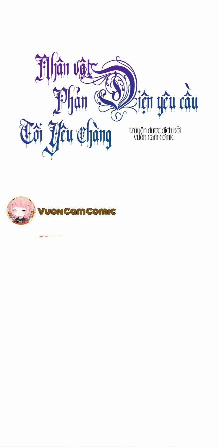 Nhân Vật Phản DIện Yêu Cầu Tôi Yêu Chàng 33 trang 1