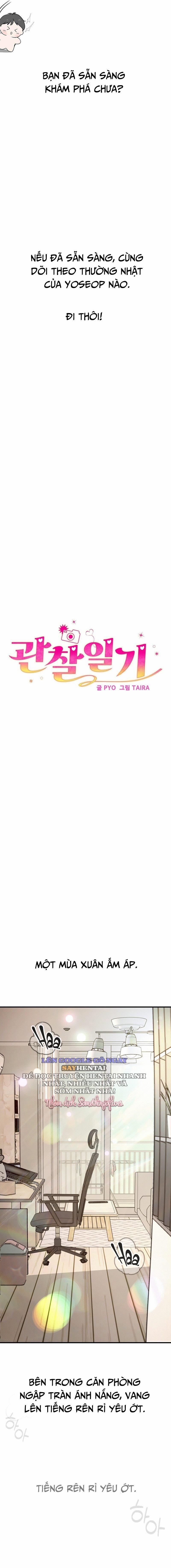 Nhật Ký Quan Sát 16 trang 1