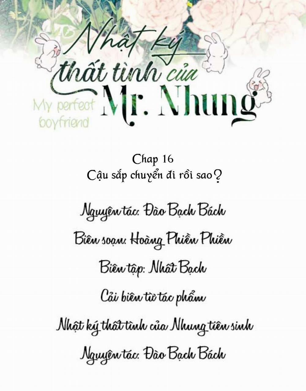 Nhật Ký Thất Tình Của Mr.nhung 16 trang 1