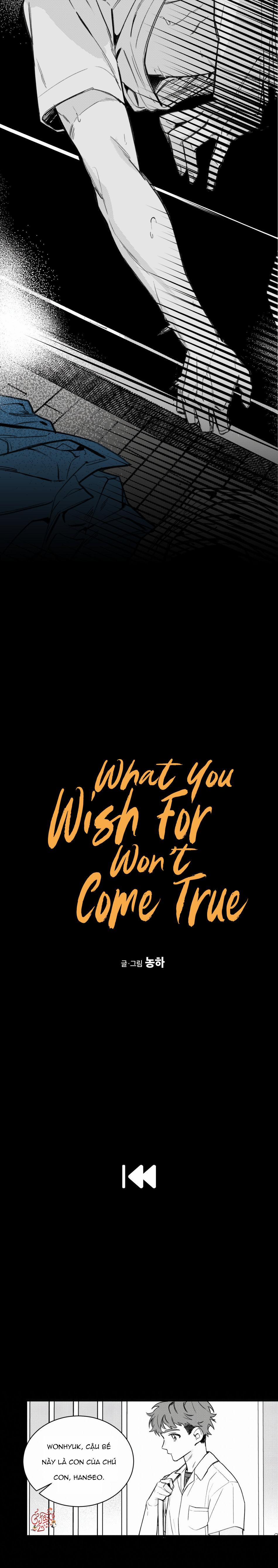 Những Gì Em Mong Muốn Sẽ Không Trở Thành Sự Thật 1 trang 1