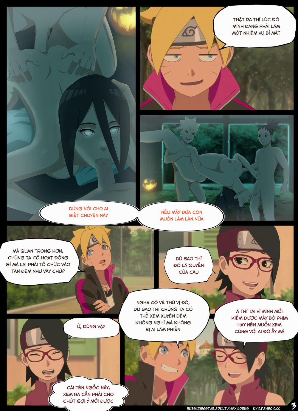 Night of the Red Eyed succubus (Naruto) Oneshot trang 2