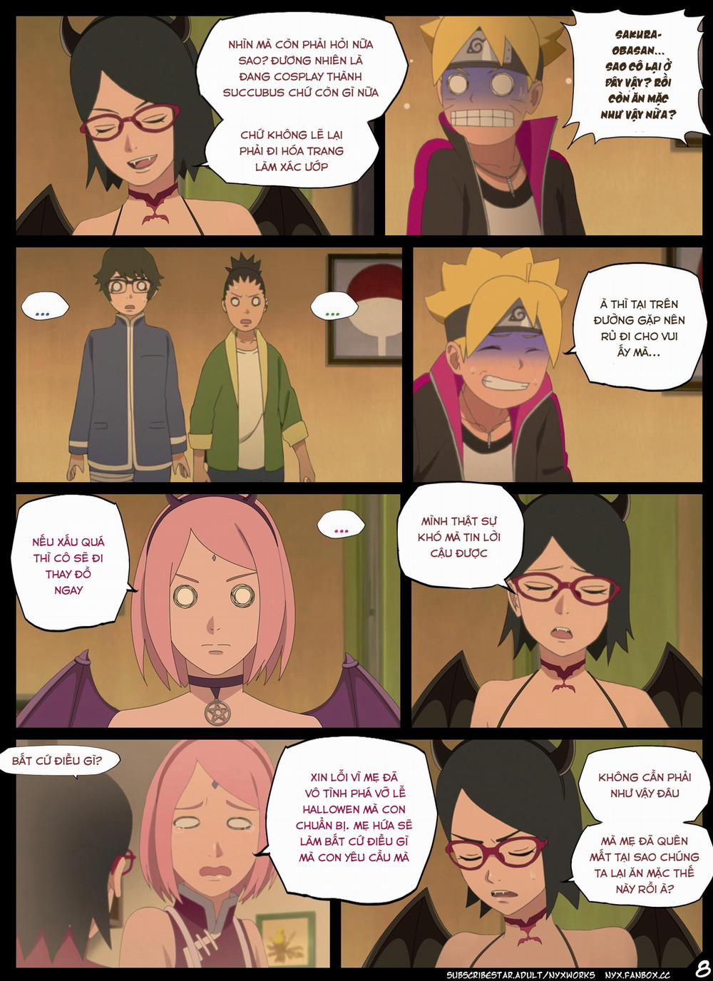 Night of the Red Eyed succubus (Naruto) Oneshot trang 7