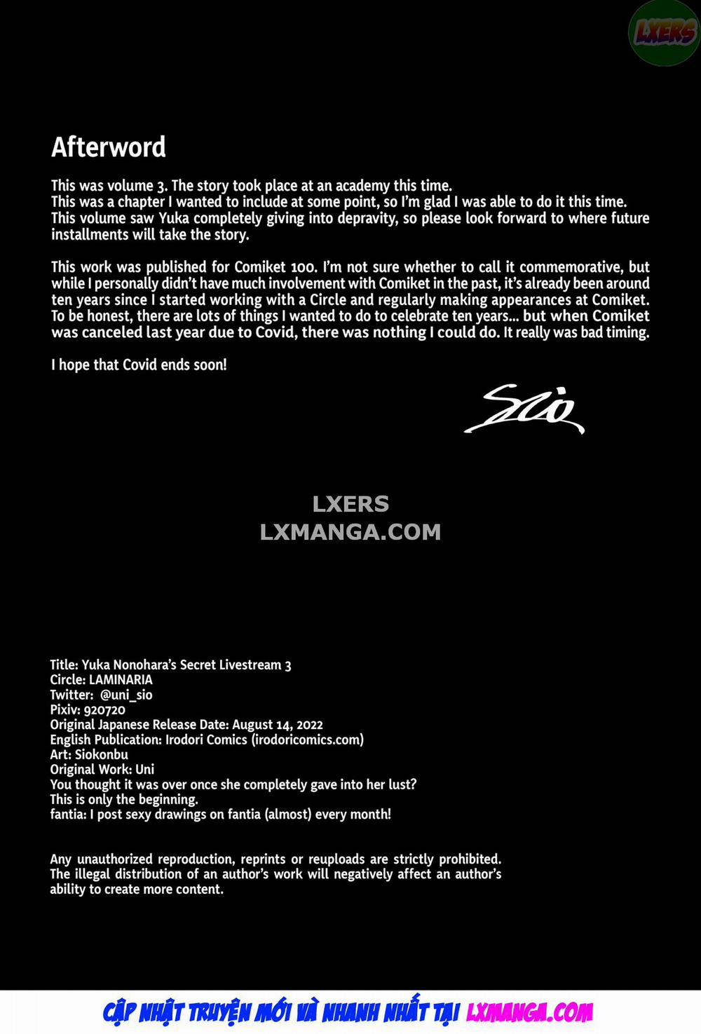 Nonohara Yuzuka No Himitsu No Haishin 3 0 [END] trang 33