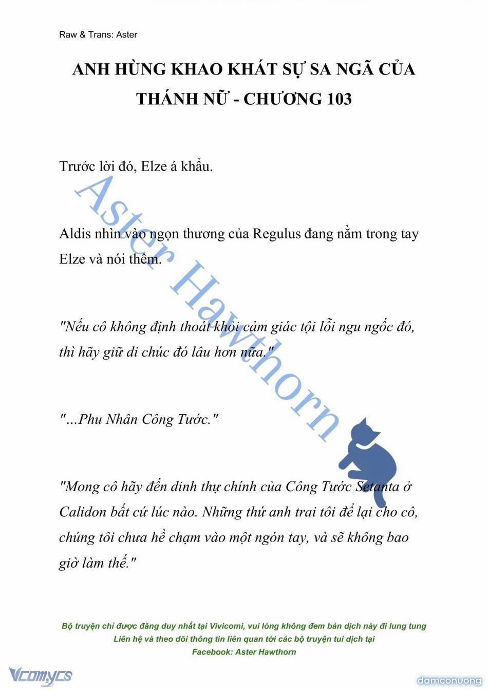 [Novel] Anh Hùng Khao Khát Sự Sa Ngã Của Thánh Nữ 103 trang 0