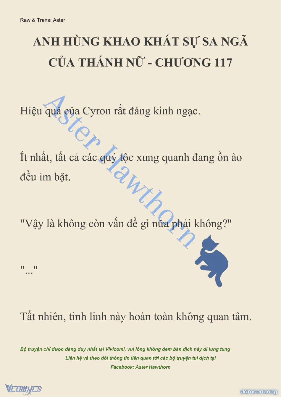 [Novel] Anh Hùng Khao Khát Sự Sa Ngã Của Thánh Nữ 117 trang 1