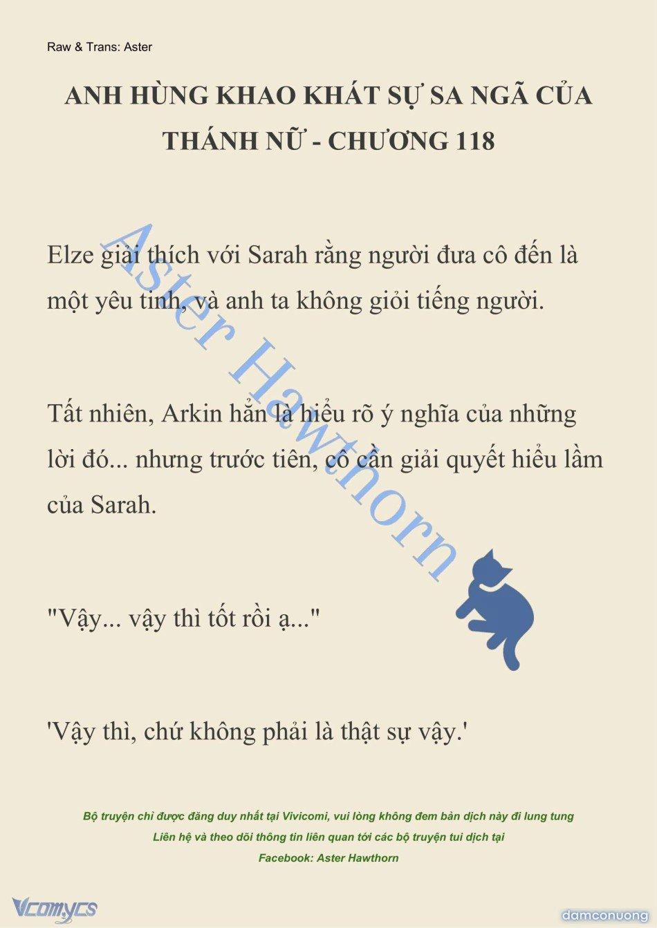 [Novel] Anh Hùng Khao Khát Sự Sa Ngã Của Thánh Nữ 118 trang 1