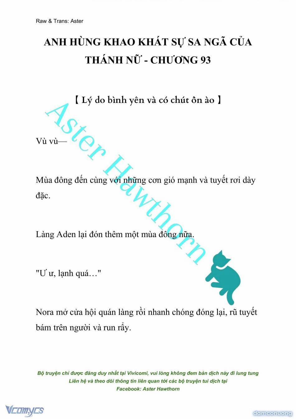 [Novel] Anh Hùng Khao Khát Sự Sa Ngã Của Thánh Nữ 93 trang 0