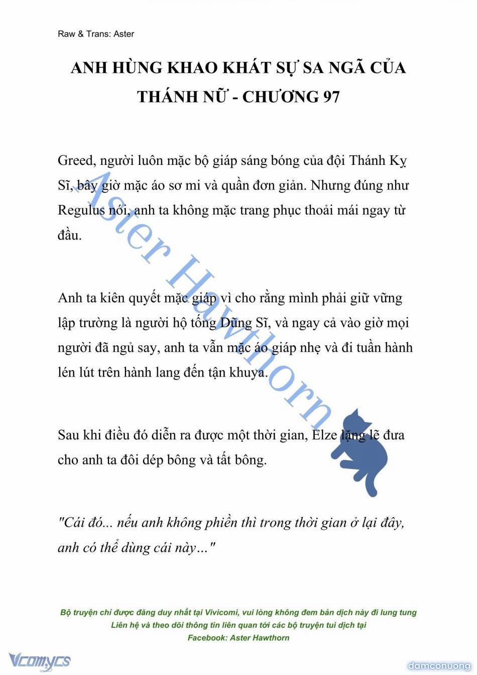 [Novel] Anh Hùng Khao Khát Sự Sa Ngã Của Thánh Nữ 97 trang 0