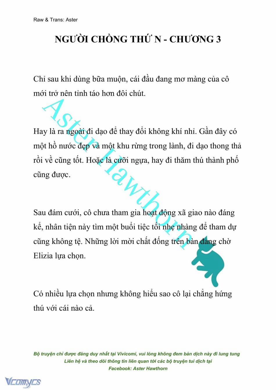 [Novel] Người Chồng Thứ N 3 trang 0