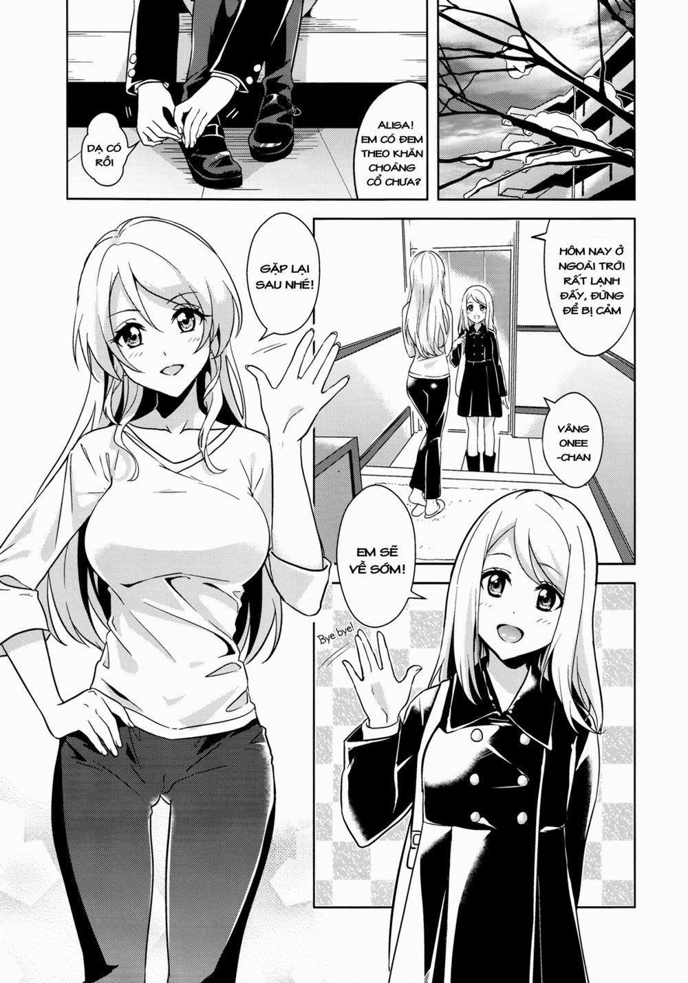 Nozomi to Eri ga Fuyuyasumi no Aida Kedamonos ni Naru Ohanashi (Love Live!) Oneshot trang 5