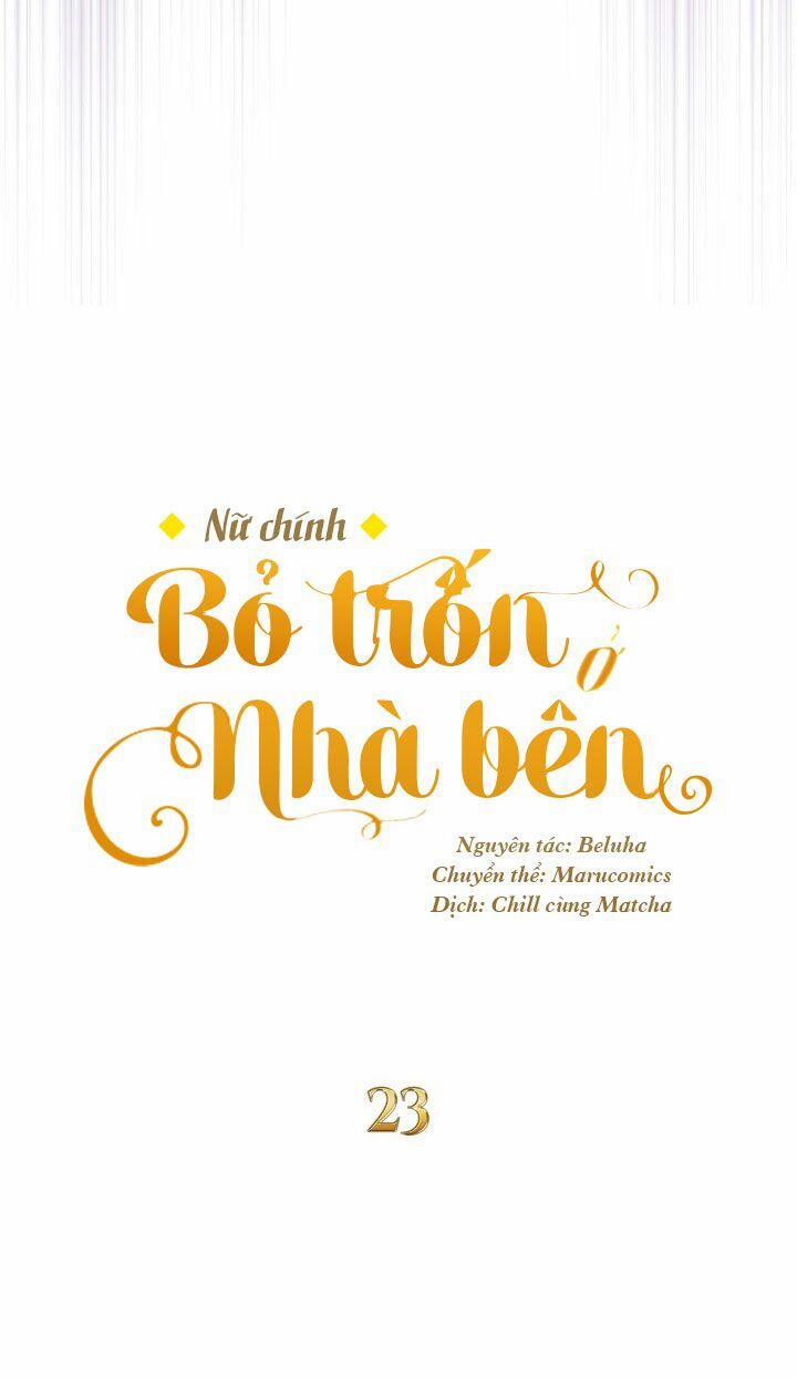 Nữ Chính Bỏ Trốn Ở Nhà Bên 23 trang 20