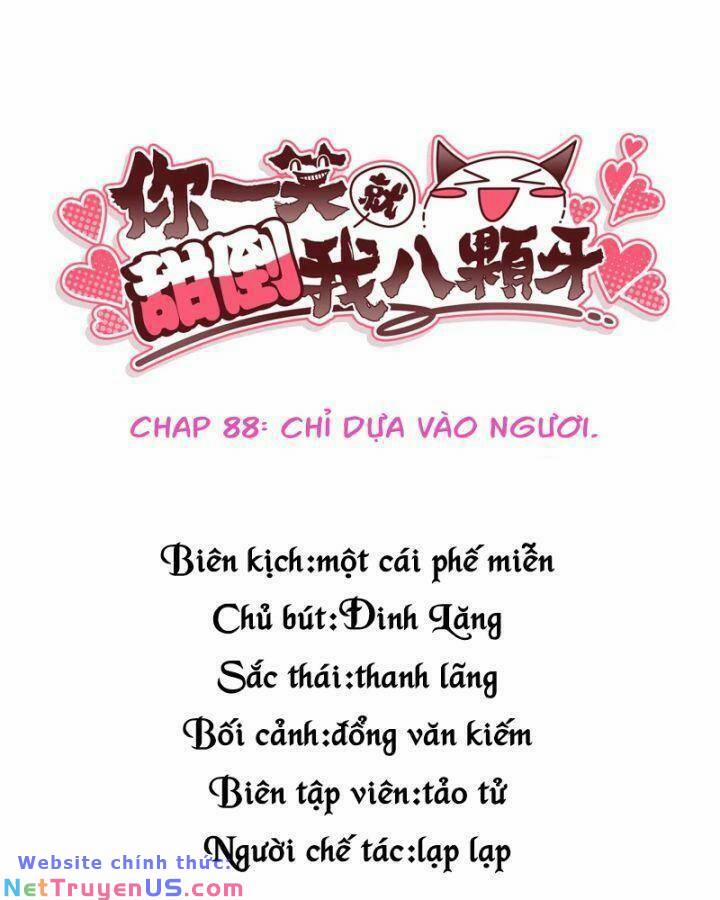 Nụ Cười Của Nàng Liền Ngọt Đảo Ta Tám Viên Nha 88 trang 3