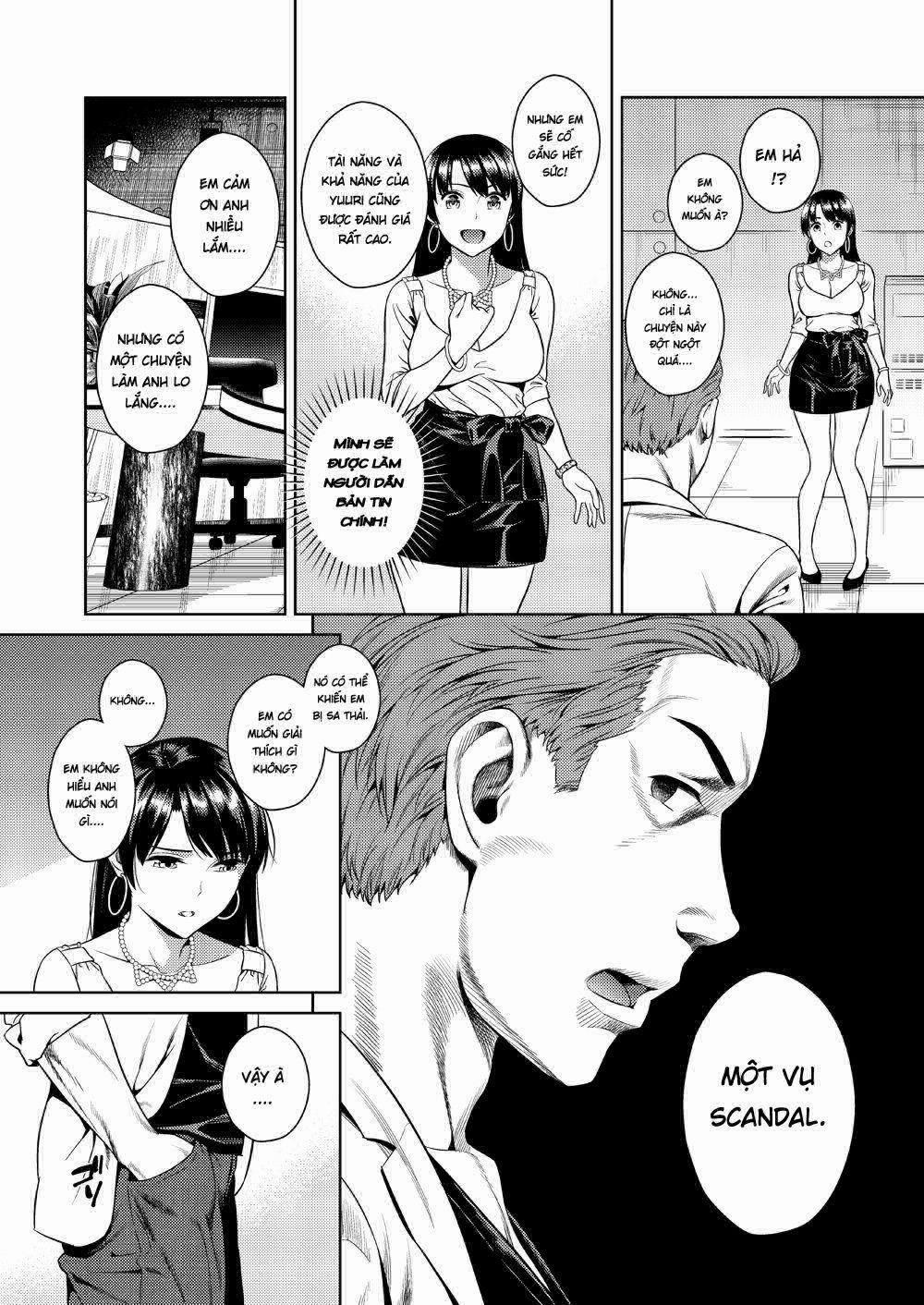 Nữ phát thanh viên bị uy hiếp Oneshot trang 12