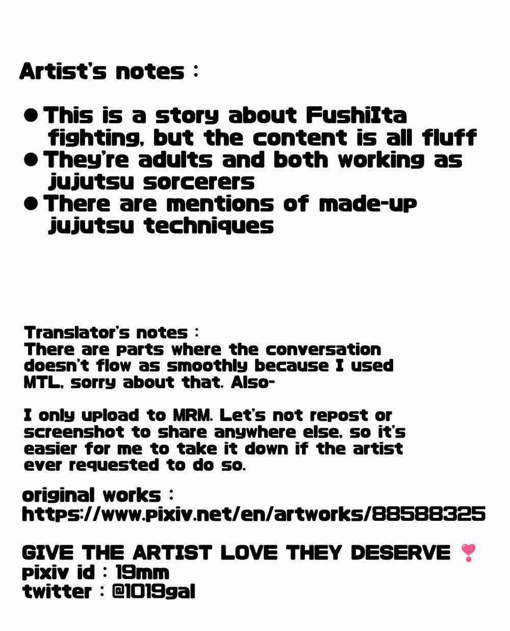 Ổ Sìn Otp 2 FushiIta (JJK) trang 0