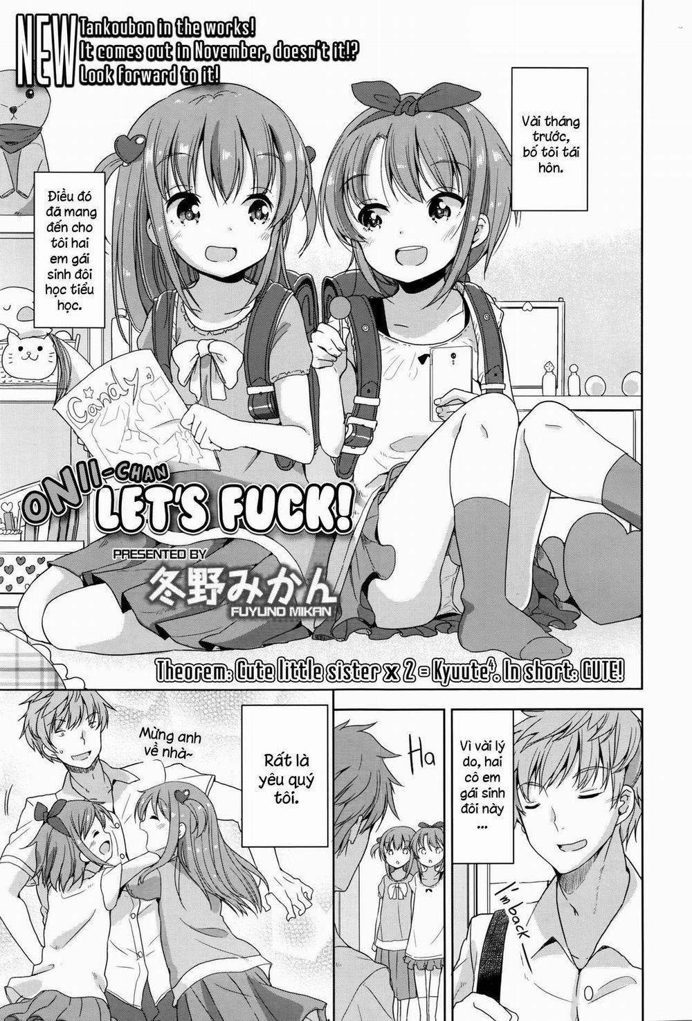 Onii-chan, cùng chịch nào! Oneshot trang 0