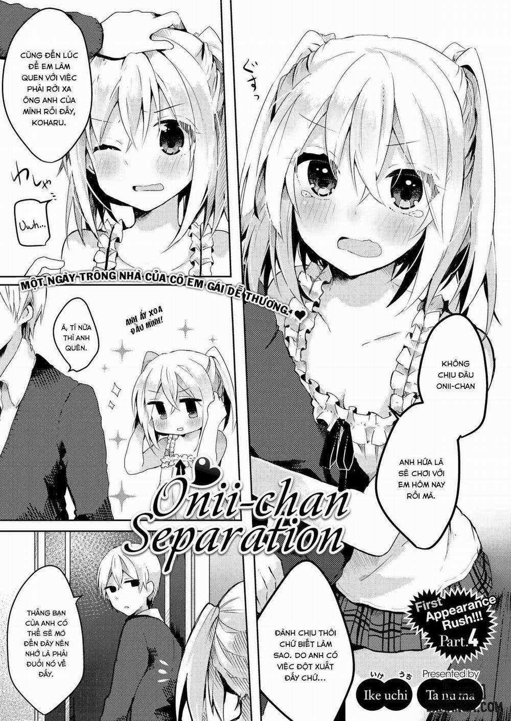 Onii-chan Separation Oneshot trang 0