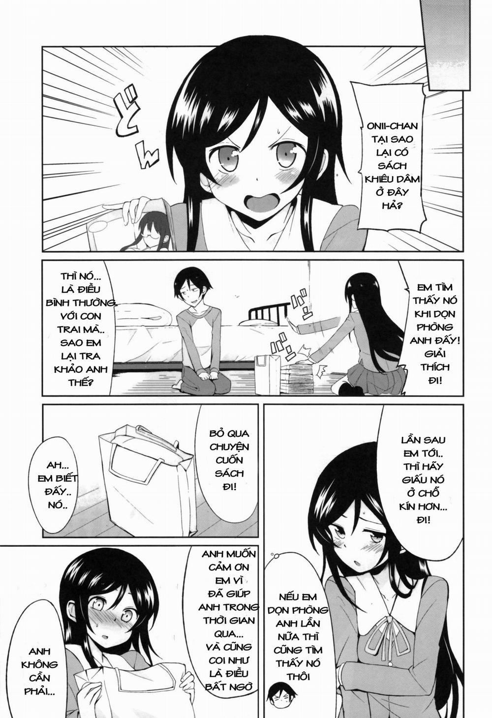 Oniisan Heart Taiho Shimasukarane (Ore no Imouto ga Konna ni Kawaii Wake ga Nai) Oneshot trang 4