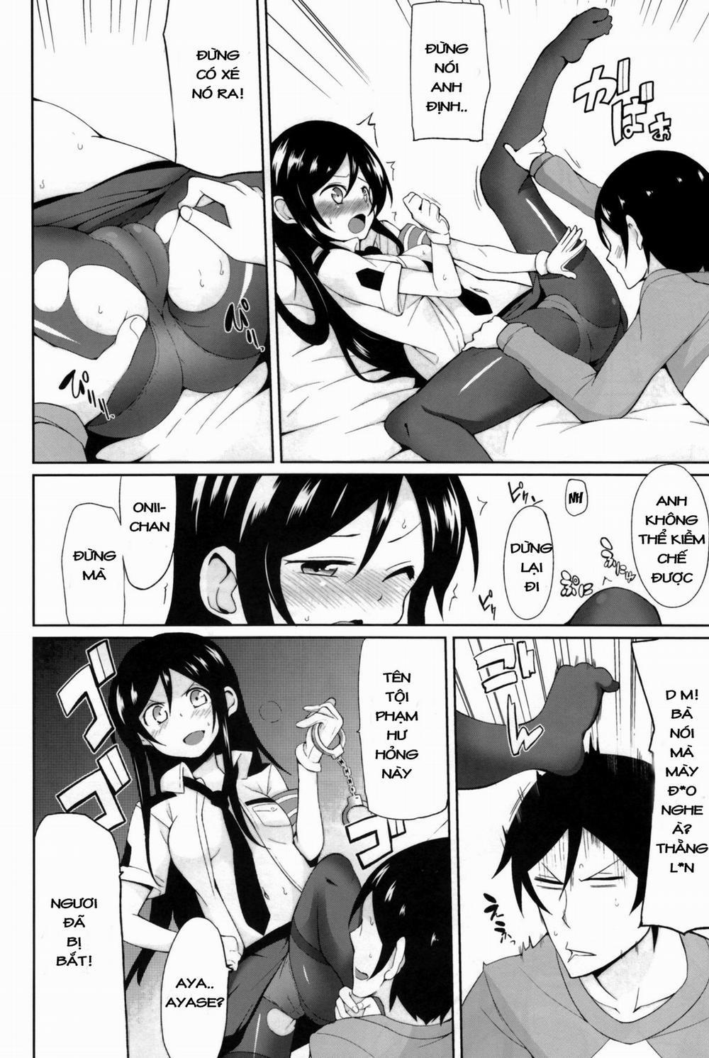 Oniisan Heart Taiho Shimasukarane (Ore no Imouto ga Konna ni Kawaii Wake ga Nai) Oneshot trang 9