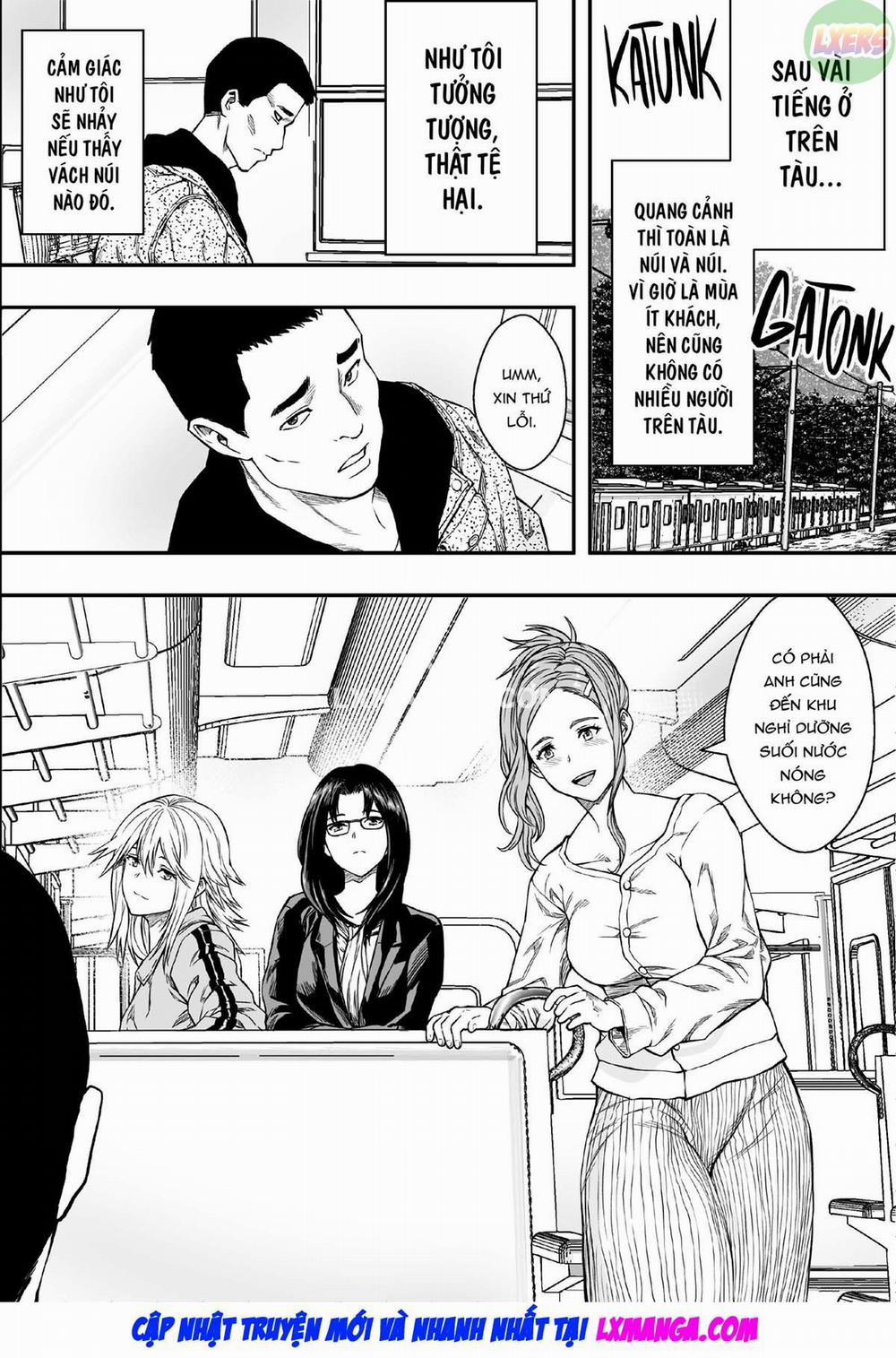 Onsen Ryokou to Zetsurin Hitozuma-tachi Oneshot trang 3