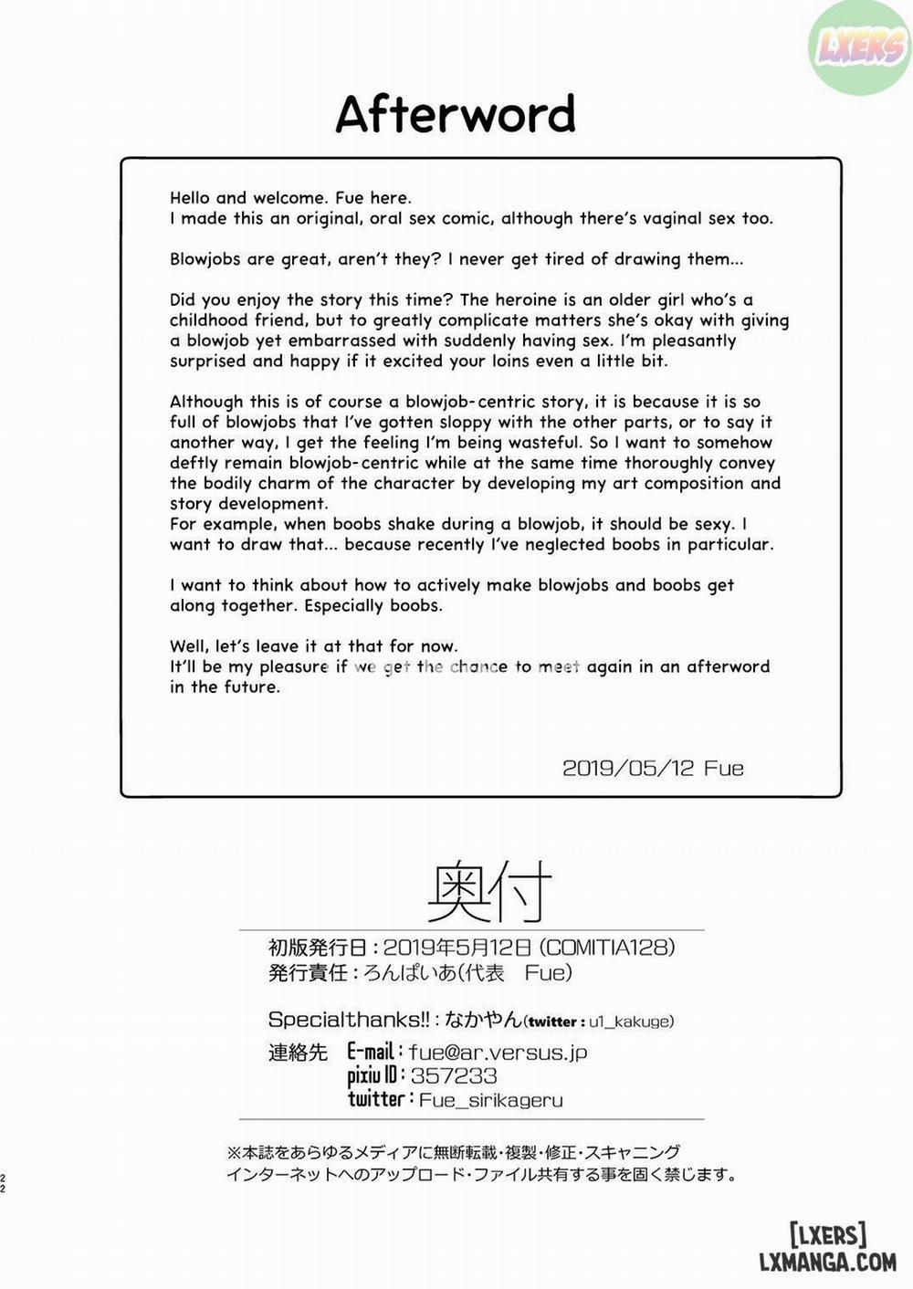 Otonari-san no Yoi no Kuchi Oneshot trang 20