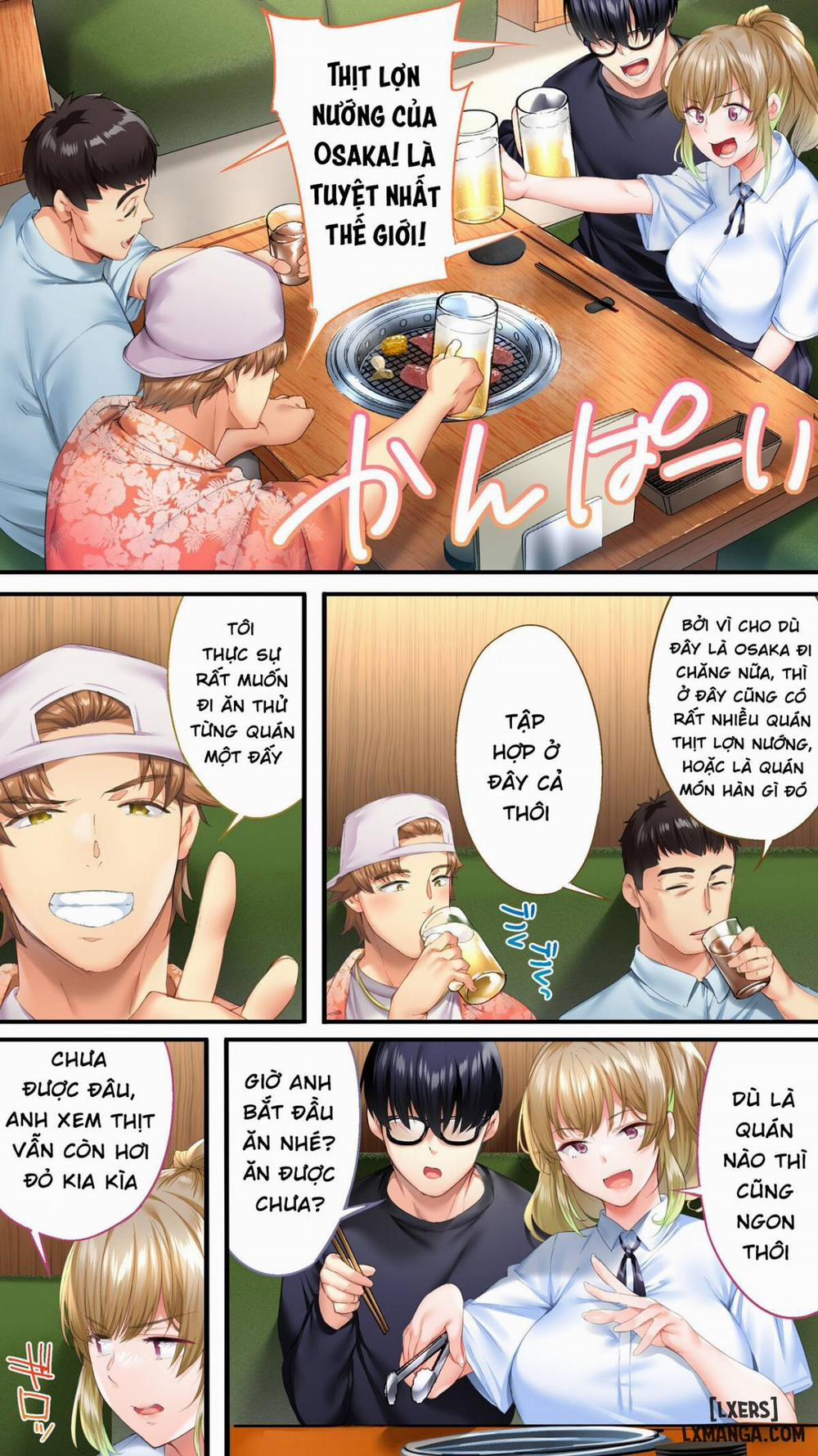 Panpan Travelers Oosaka Shuudan Rapehen -TRUYỆN MÀU 6 trang 1