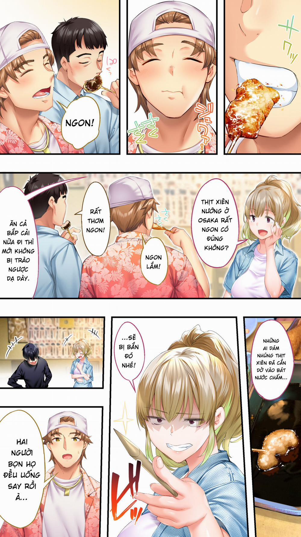 Panpan Travelers Oosaka Shuudan Rapehen Oneshot trang 12