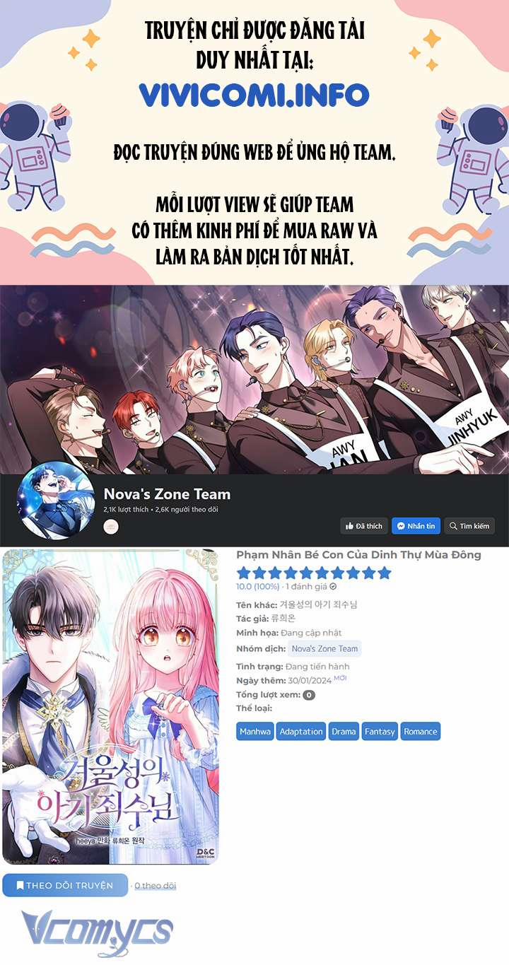 Phạm Nhân Bé Con Của Dinh Thự Mùa Đông 46 trang 0