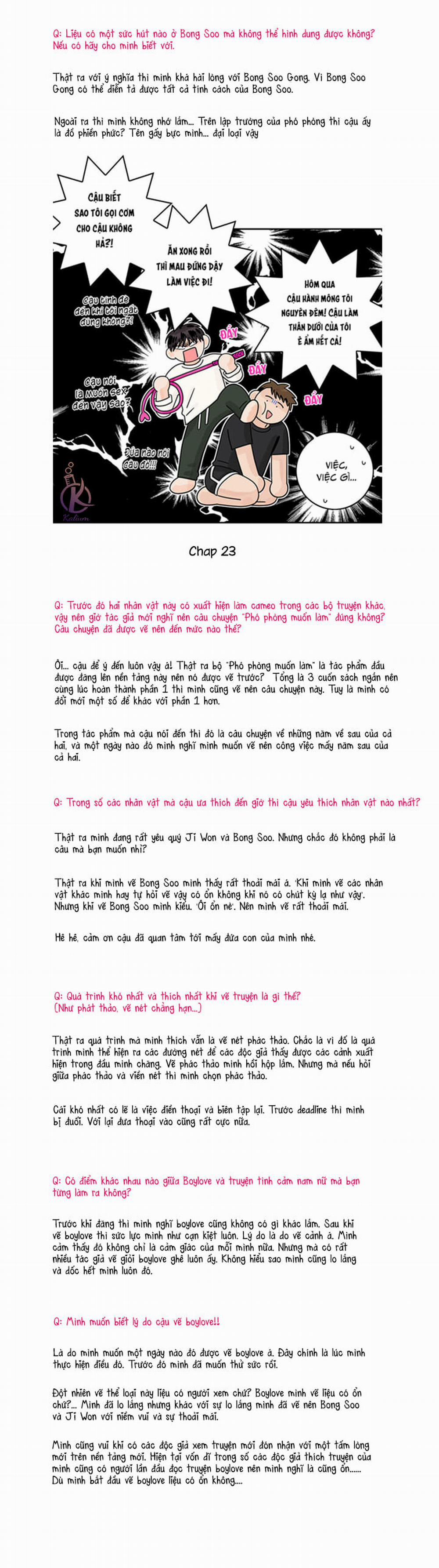 Phó phòng muốn "làm" 0.0 Phỏng vấn trang 8