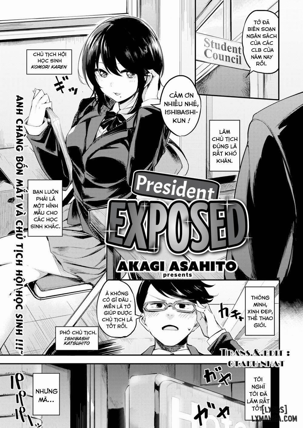 President Exposed Oneshot trang 0