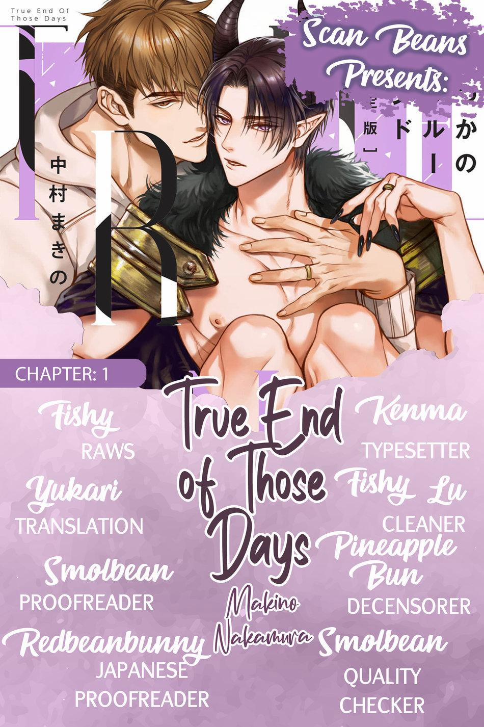 Quá Khứ Đã Kết Thúc Thật Rồi 1 trang 1