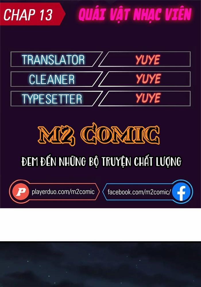 Quái Vật Nhạc Viên 13 trang 0