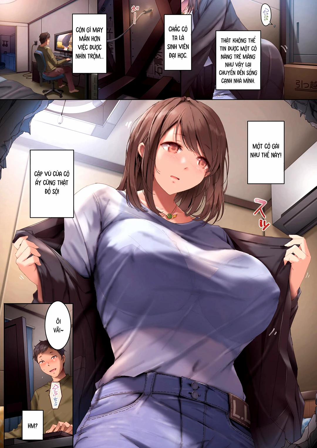 Quay lén em hàng xóm OneShot trang 3