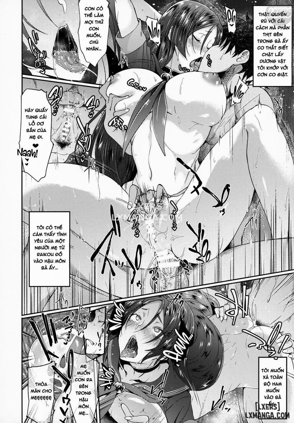 Raikou Mama Boseiaiteki Sakusei Nama Houshi Ni Oneshot trang 20