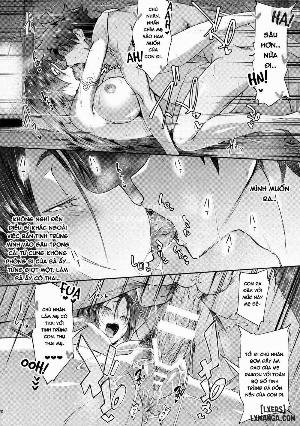 Raikou Mama Boseiteki Sakusei Nama Houshi Oneshot trang 21