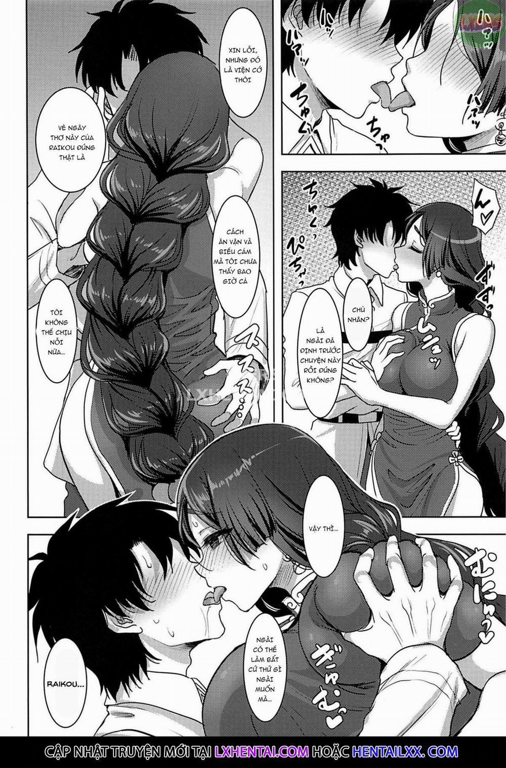 Raikou Mama to Amaama Musabori SEX Ryokouki Oneshot trang 7