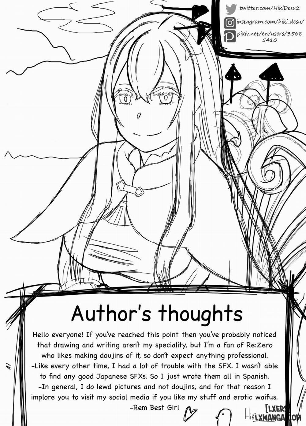 Re Zero ''Tea Time 2'' Doujin Oneshot trang 20