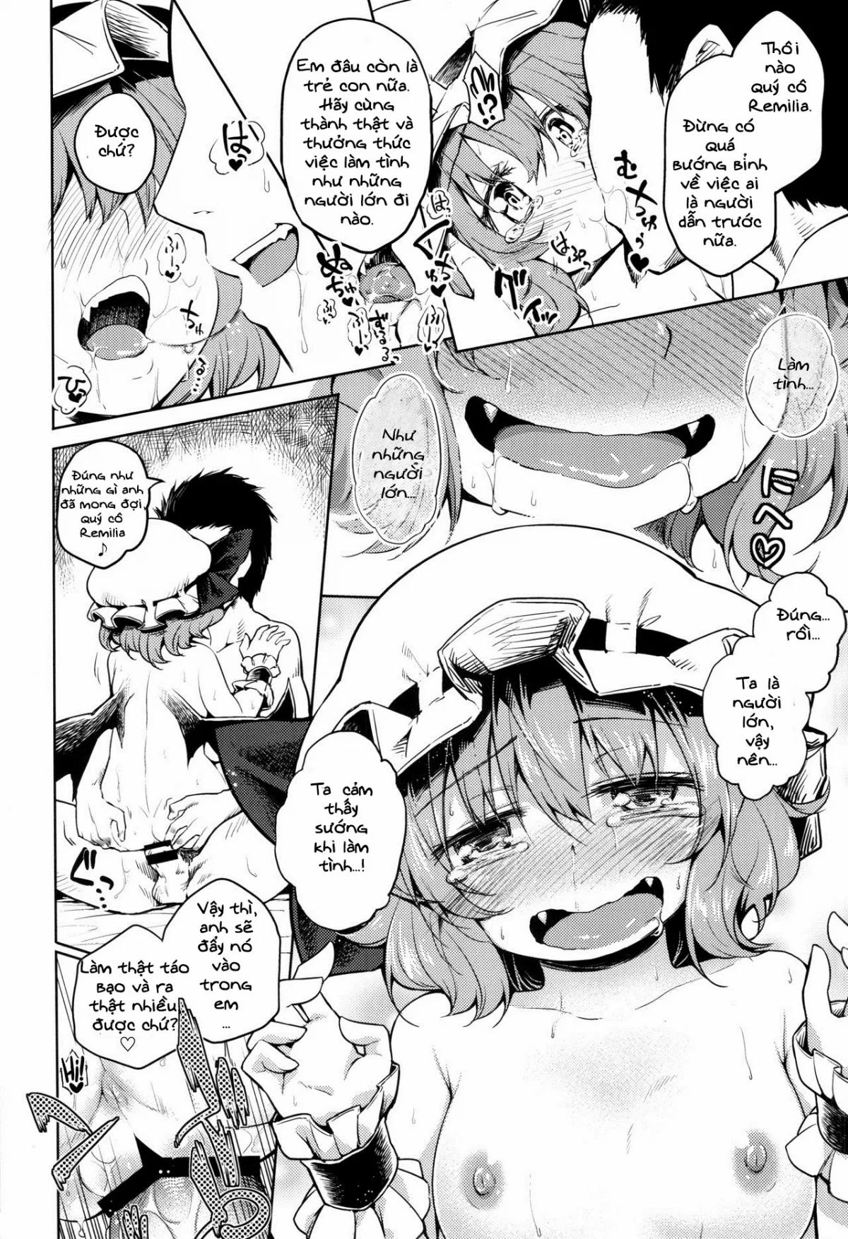 Remilia Ojou-Sama Ni Ikenai Koto Suru Hon (Touhou Project) OneShot trang 19