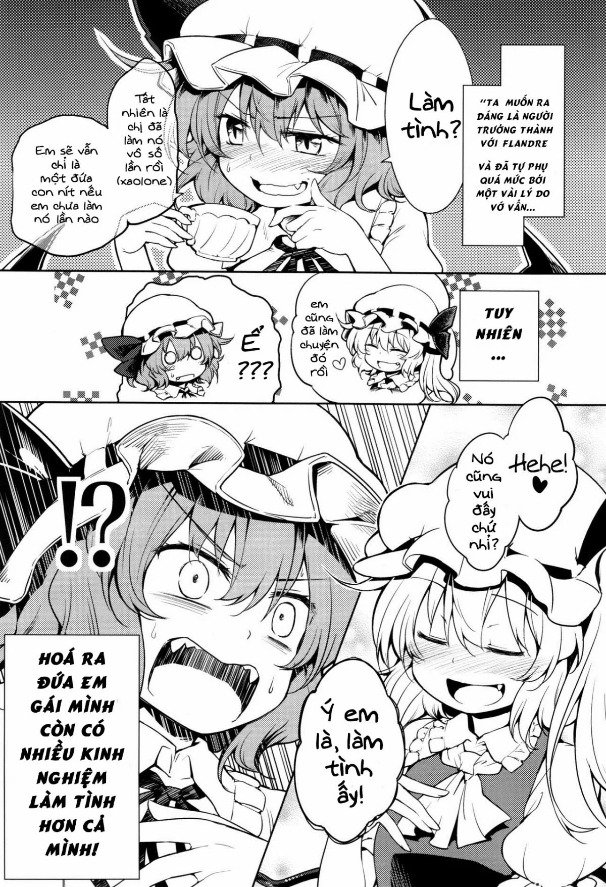 Remilia Ojou-Sama Ni Ikenai Koto Suru Hon (Touhou Project) OneShot trang 2