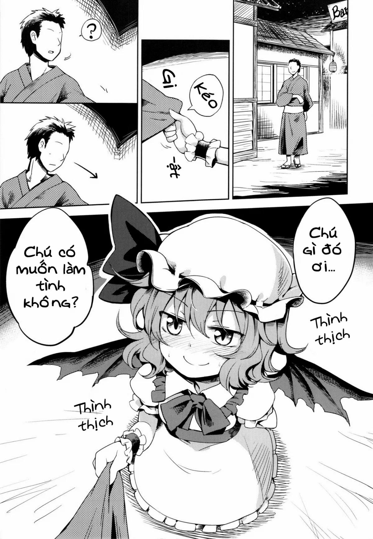 Remilia Ojou-Sama Ni Ikenai Koto Suru Hon (Touhou Project) OneShot trang 4