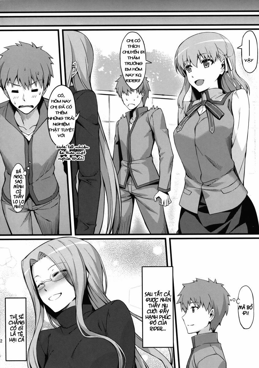 Rider san to Gakusei Fuku. (Fate Hollow Ataraxia) Oneshot trang 22