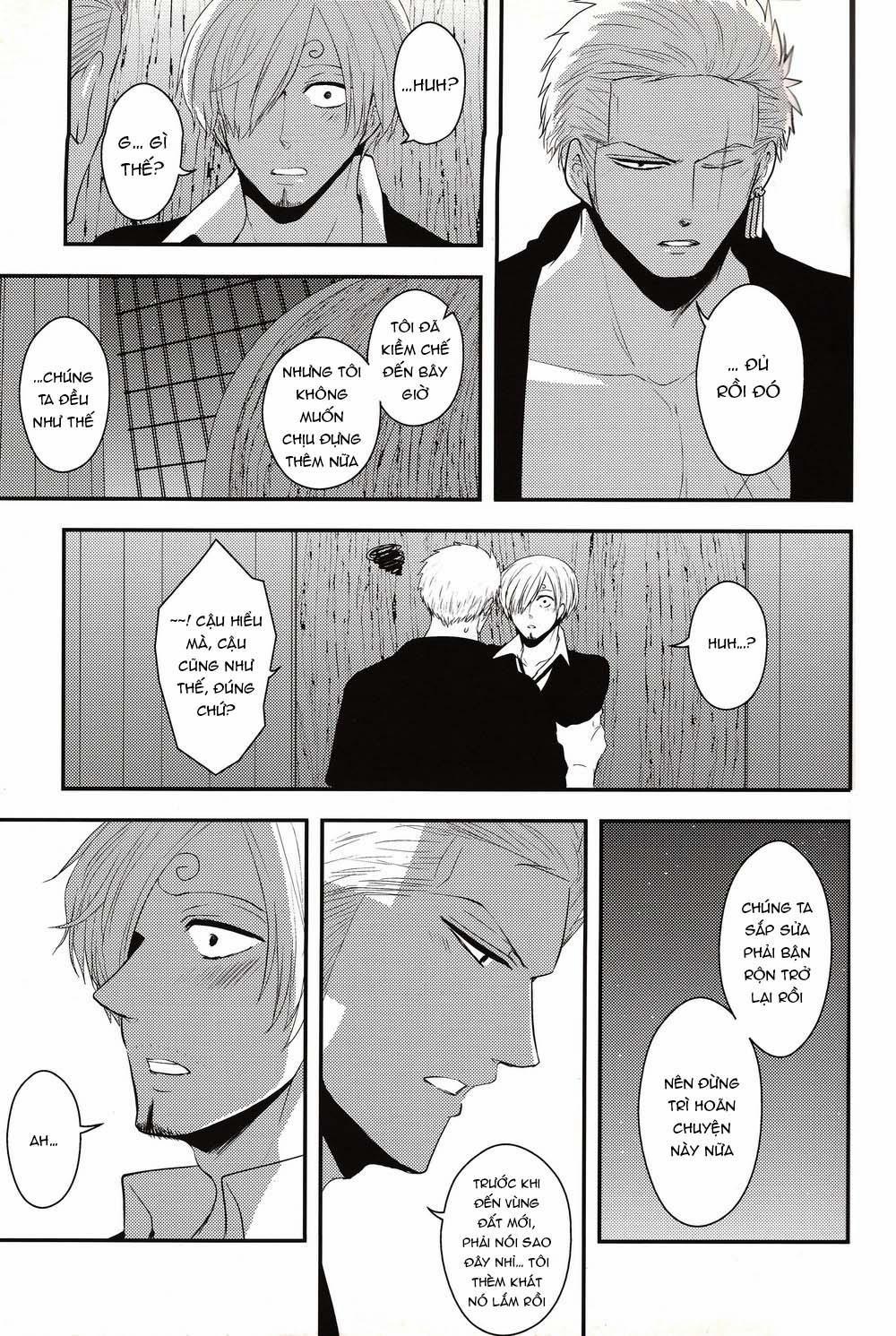 Roronoa Zoro X Sanji One Piece Dj 1 trang 4